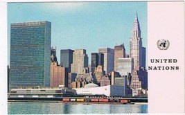 New York Postcard United Nations Headquarters - $2.96