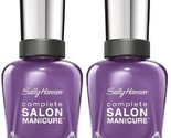 Sally Hansen Complete Salon Manicure #495 FE FI FO PLUM (PACK OF 2) - £15.41 GBP