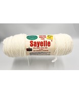 Vintage Sayelle 100% Orlon Acrylic Fiber 4 Ply Yarn KMart 7001 White New OS - $130.59 MXN