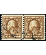 446, RARE Used 4¢ Line Pair With PSAG Graded Certificate - Stuart Katz - £671.63 GBP