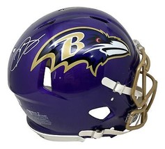 Odell Beckham Jr Autografato Baltimore Ravens FS Flash Autentico Speed Casco Bas - £427.48 GBP