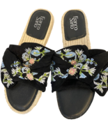 Franco Sarto Pandora Espadrille Slides, Black Floral, Women&#39;s Size 10 M - €10,63 EUR