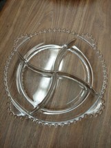 Vintage Imperial Glass “CANDLEWICK” 4-section Candy/Relish Dish with Tab Handles - £12.50 GBP