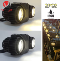 2PC Waterproof 2 Eyes IP65 Outdoor DMX Spotlight LED Audience Cob Blinde... - $659.00