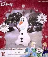 Disney Gemmy Airblown 4 ft Inflatable Disney Frozen OLAF Energy Efficien... - $80.22 CAD