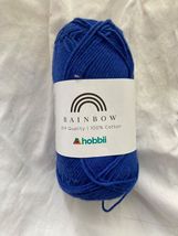 Hobbii Rainbow 8/4 Quality 100% Cotton, Color 96 (Cobalt Blue) - £7.97 GBP