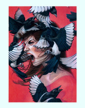 Katrina Leno You Must Not Miss Book Cover Art Print SIGNED by Tran Nguyen - £39.56 GBP