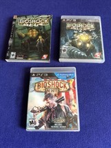 BioShock 1 2 &amp; Infinite Trilogy Bundle Lot (Sony PlayStation 3) PS3 Tested! - £20.39 GBP