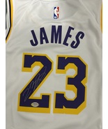 LEBRON JAMES PSA/DNA SIGNED HOME AUTOGRAPHED LOS ANGELES LAKERS JERSEY COA - $839.00