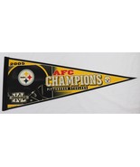 2005 Pittsburgh Steelers AFC Champs 12x30&quot; Felt Pennant - £15.56 GBP