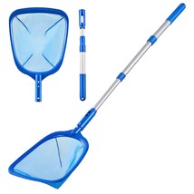 Pool Skimmer - Pool Net With 3 Section Pole, 17&quot; X 35&quot;, Pool Skimmer Net... - $18.99