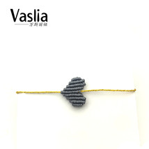 VISALIA heart shaped love lucky rainbow braided bracelet simple trendy ladies th - £9.75 GBP