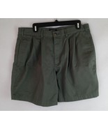 Dockers Khakis Men&#39;s Green Shorts Size 36x  Inseam 8&quot; - $12.86