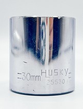 Husky Metric 30mm 1/2&quot; Drive 12-Point Shallow Socket #25530 - £13.69 GBP