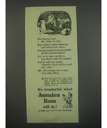 1949 Jamaica Rum Ad - The literary critic, Mr. Oliver P. Otis - £14.78 GBP