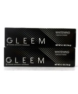 (2 Ct) Gleem Whitening Charcoal Powder Fluoride Anticavity Toothpaste 4.... - £14.20 GBP