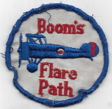 Vintage Boom&#39;s (Boom Trenchard&#39;s) Flare Path San Diego Souvenir Cloth Patch - $5.00