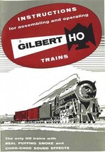 1957 Instruction Manual For Gilbert Ho /AMERICAN Flyer Trains Reprint - £15.72 GBP