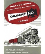 1957 INSTRUCTION MANUAL for GILBERT HO /AMERICAN FLYER TRAINS reprint - $381.30 MXN