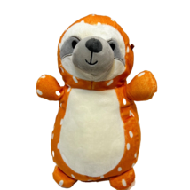 Rare Kellytoy Squishmallows Plush Orange Polka Dot Sloth Stuffed Animal Lovey 10 - £14.58 GBP