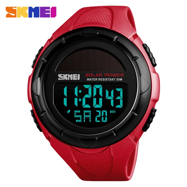  1405  Digital Mens  Outdoor  LED Display  Men Watch Waterproof Male Clock reloj - £41.90 GBP