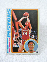 1978 Topps John Shumate Detroit Pistons NBA Basketball Trading Card #46 - £1.59 GBP