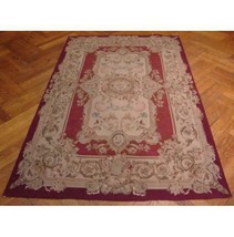 Premium 4x6 Authentic Handmade Aubusson Weave Rug PIX-9223 - $624.88