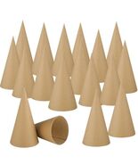 Zhanmai 3 Pc Paper Mache Cones 5.9x2.75in Cardboard Craft DIY Ornament - $3.45
