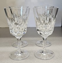 King Edward by Gorham Crystal 6 Oz. Wine Glasses 6&quot;H Set of 4 - £87.60 GBP