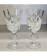 King Edward by Gorham Crystal 6 Oz. Wine Glasses 6&quot;H Set of 4 - £87.83 GBP