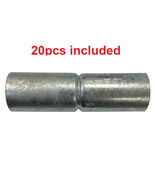 1 5/8&quot; OD x 6&quot; Fence Pipe Connector Chain Link Structural Metal Join Cla... - $105.41 CAD