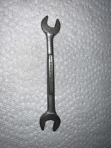 Vintage Craftsman Forged in USA V Series Open End Wrench Nickel 3/8&quot; 7/16&quot; - £6.67 GBP