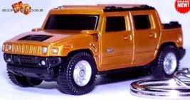 Rare Key Chain Copper Orange Metallic Hummer H2 Sut Truck Custom Limited Edition - £35.75 GBP