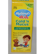 Hyland&#39;s 4 Kids Cold N Mucus 4 oz Homepathic NEW - £4.71 GBP