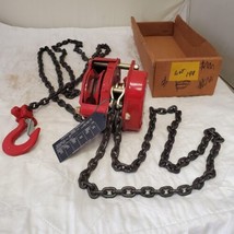 DAYTON Manual Chain Hoist: Hook Mounted 2,000lbs 15ft LOT 199 - £132.38 GBP