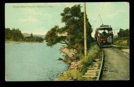 Vintage Valentines Postcard Trolley Car Milton Ponds Yarmouth Nova Scotia - £8.49 GBP