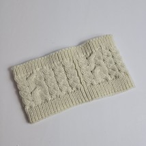 Crochet Cream Cableknit Winter Weather Outdoor Outerwear Neck Warmer Kni... - $4.94