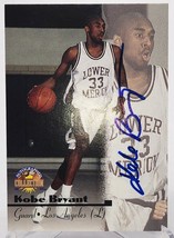 1996 Score Board Kobe Bryant Rookie On Card Autograph - Rare Early Signature - £240.55 GBP
