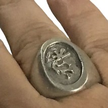 Vintage Sterling Silver Southwest Tribal Ring Yei Kachina  Size 10.5. 2017 - £117.84 GBP