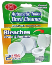 2 x Home.S Automatic Toilet Bowl Cleaner BLEACHES CLEANS &amp; FRESHENS 2-Ta... - $13.85