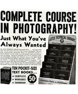 Ziff Davis Complete Course In Photography 1939 Advertisement Books DWKK10 - €10,07 EUR