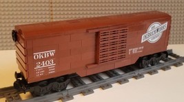 Custom Train OKBrickworks Boxcar -- PLEASE READ ITEM DESCRIPTION -- - £89.40 GBP