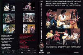 Santana, Jeff Beck, and Steve Lukather 1986 DVD Live in Japan June 01, 1986 Rare - £15.73 GBP