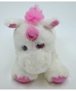 White and Pink Unicorn Plush With Sparkle Eyes - $7.99