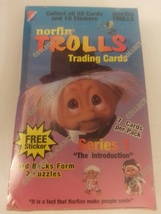 Unopened Norfin Trolls Series 1 The Introduction Trading Card Box Of 48 ... - £156.44 GBP