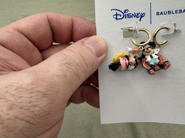 Disney Parks Baublebar Mickey and Minnie Mouse Summer Earrings NEW image 3