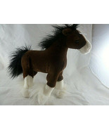 Gund Dale 11 inch  Clydesdale Brown White Horse Pony 42984 Stuffed Anima... - $12.16 CAD