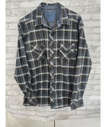 KUHL Flannel Shirt Mens XL Lowdown Plaid Pearl Marble Snap Long Sleeve O... - $666.19 MXN