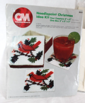 Christmas Idea Kit Box/Coasters 8331 Open Pack Columbia Minerva Vtg. Nee... - $8.56