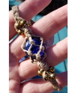 Glass Bead Hemp Bracelet - $157.32 MXN